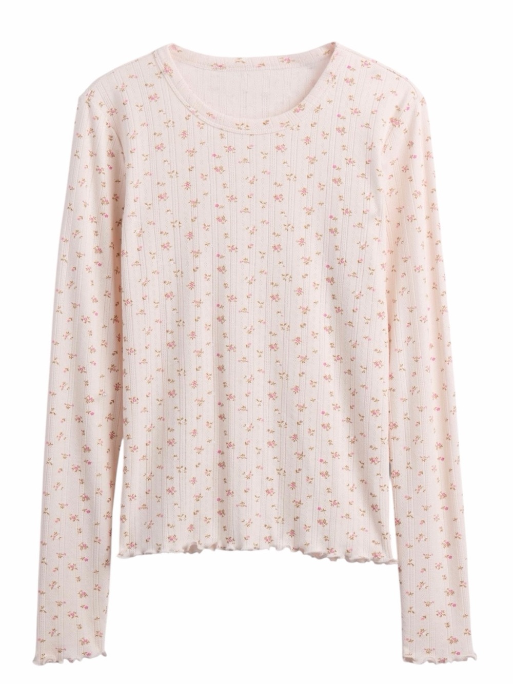 Gap Pointelle Pink PJ Top Size XXSmall New